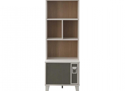 Bookshelf Bookcase Standing Shelf Shelf Wood Gray Childrens room